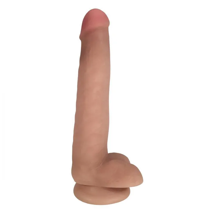 Easy Riders 8 Inch Dual Density Dildo With Balls Curve Toys Dildos