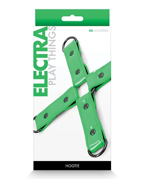 Electra Play Things PU Leather Hog Tie Green Electra Play Things Couples Electra Play Things PU Leather Hog Tie Green Electra Play Things Couples