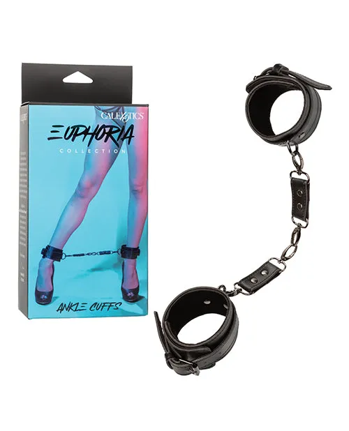 Euphoria Anal Euphoria Collection Ankle Cuffs Black