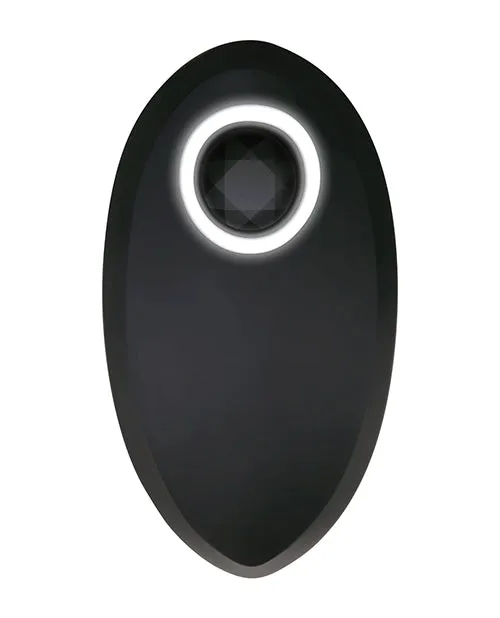 Evolved Female Sex Toys Backdoor Banger Silicone Rechargeable Anal Vibrator with Remote Control Black