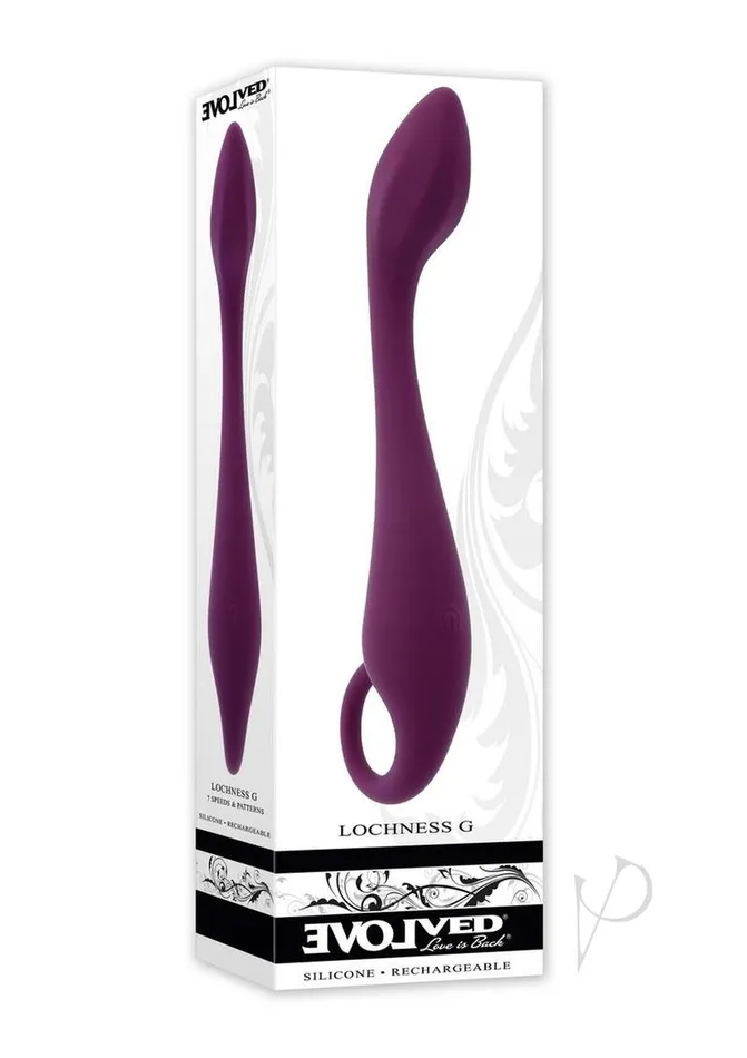 Evolved Female Sex Toys Lochness G Rechargeable Silicone GSpot Vibrator Red Evolved Female Sex Toys Lochness G Rechargeable Silicone GSpot Vibrator Red