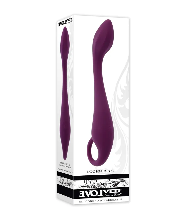 Evolved Female Sex Toys Lochness G Rechargeable Silicone GSpot Vibrator Red Evolved Female Sex Toys Lochness G Rechargeable Silicone GSpot Vibrator Red