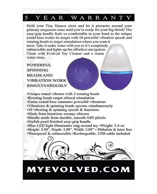 Evolved Vibrators Evolved Tiny Dancer Rechargeable Bullet