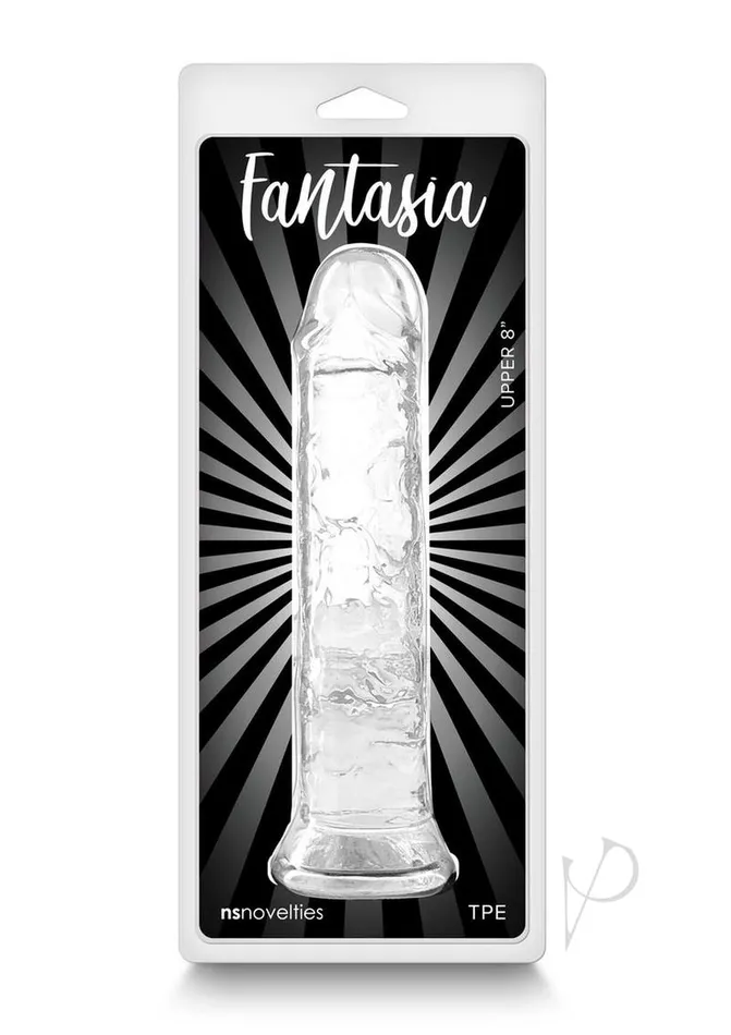 Fantasia Upper Dildo 8in Clear Fantasia Dildos