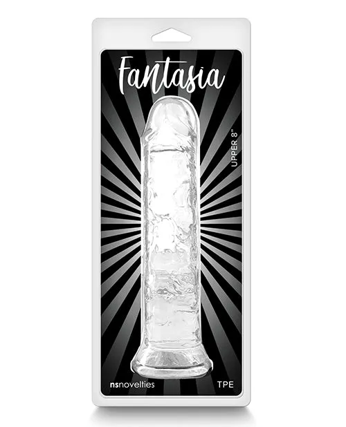 Fantasia Upper Dildo 8in Clear Fantasia Dildos Fantasia Upper Dildo 8in Clear Fantasia Dildos