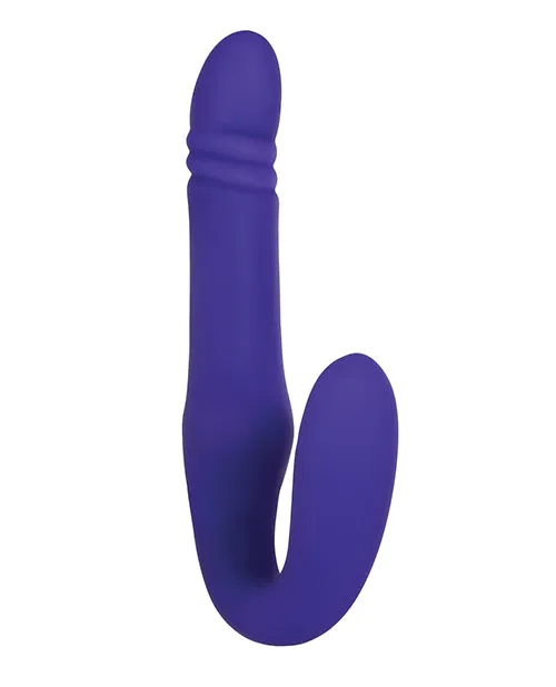 Female Sex Toys Adam Eve Eves Ultimate Thrusting Strapless Strap On Purple Adam And Eve