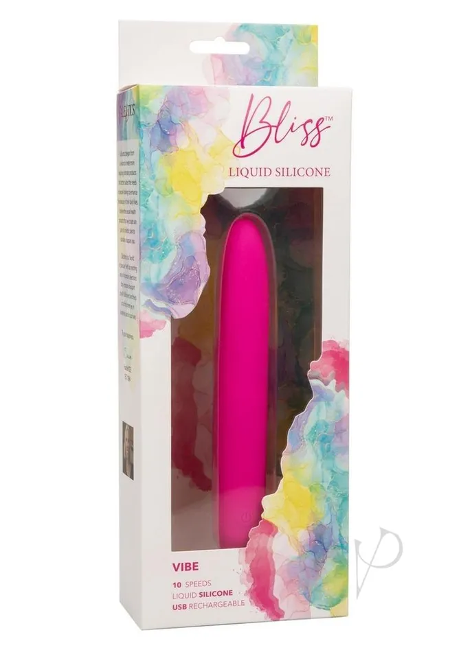 Female Sex Toys Bliss By Cal Exotics Bliss Liquid Silicone Rechargeable Vibrator Pink Female Sex Toys Bliss By Cal Exotics Bliss Liquid Silicone Rechargeable Vibrator Pink