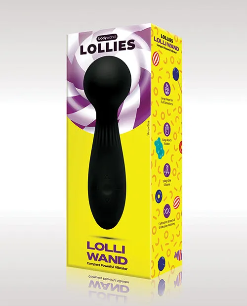 Female Sex Toys Bodywand Bodywand Lollies Rechargeable Silicone Vibrator Black Female Sex Toys Bodywand Bodywand Lollies Rechargeable Silicone Vibrator Black
