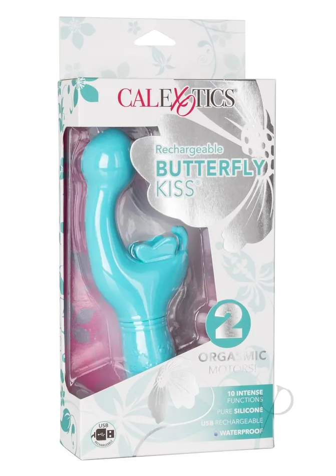 Female Sex Toys Butterfly Kiss Rechargeable Silicone Dual Vibrator Blue Butterfly Kiss Female Sex Toys Butterfly Kiss Rechargeable Silicone Dual Vibrator Blue Butterfly Kiss