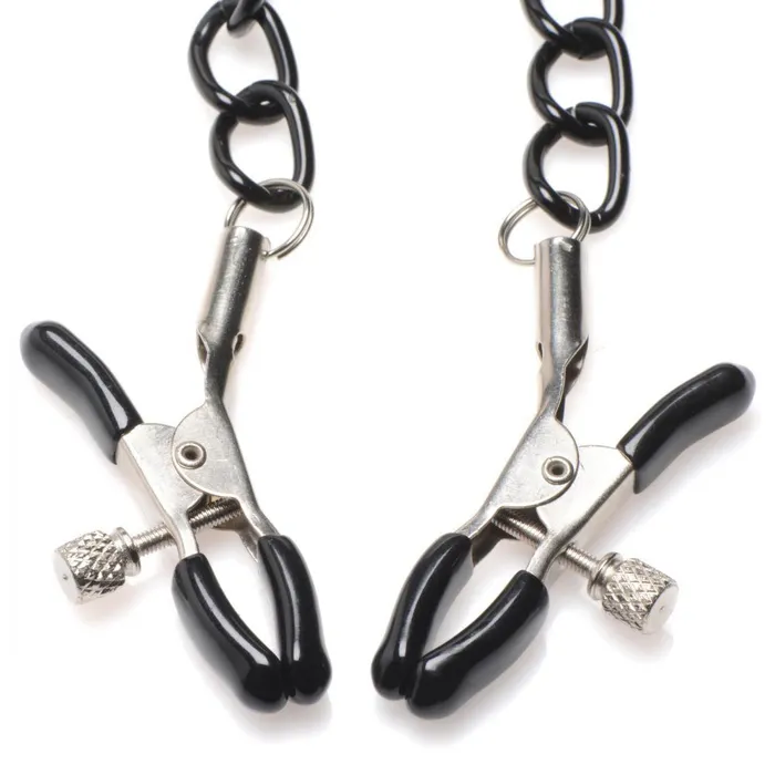 Female Sex Toys Collared Temptress Collar with Nipple Clamps Master Series