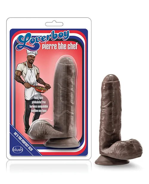 Female Sex Toys Coverboy Coverboy Pierre The Chef Dildo with Balls 7in Chocolate Female Sex Toys Coverboy Coverboy Pierre The Chef Dildo with Balls 7in Chocolate