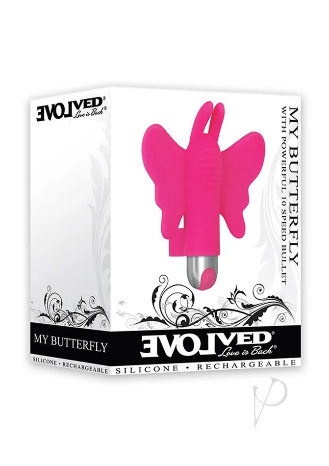 Female Sex Toys Evolved My Butterfly Rechargeable Silicone Finger Vibrator Pink Female Sex Toys Evolved My Butterfly Rechargeable Silicone Finger Vibrator Pink