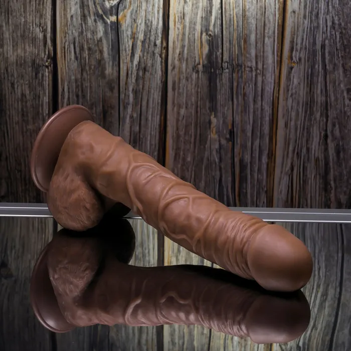Female Sex Toys Gender X 10 Flexskin True Feel Dark Realistic Dildo Gender X