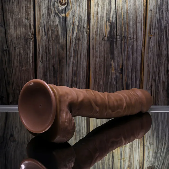 Female Sex Toys Gender X 10 Flexskin True Feel Dark Realistic Dildo Gender X