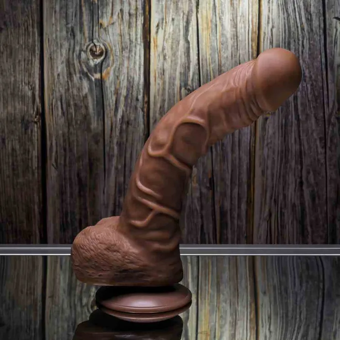 Female Sex Toys Gender X 10 Flexskin True Feel Dark Realistic Dildo Gender X