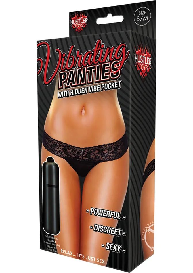 Female Sex Toys Hustler Toys Vibrating Panties Panty Vibe Lace Thong with Hidden Vibe Pocket Black SmallMedium Hustler Toys Female Sex Toys Hustler Toys Vibrating Panties Panty Vibe Lace Thong with Hidden Vibe Pocket Black SmallMedium Hustler Toys