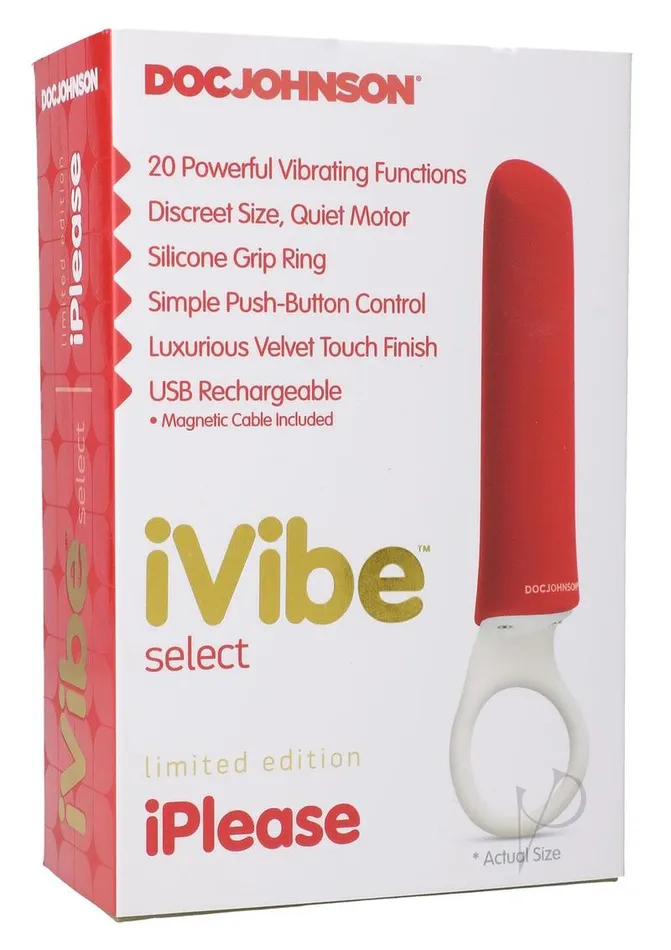Female Sex Toys iVibe Select iPlease Limited Edition Rechargeable Silicone Mini Vibrator Red I Vibe Female Sex Toys iVibe Select iPlease Limited Edition Rechargeable Silicone Mini Vibrator Red I Vibe