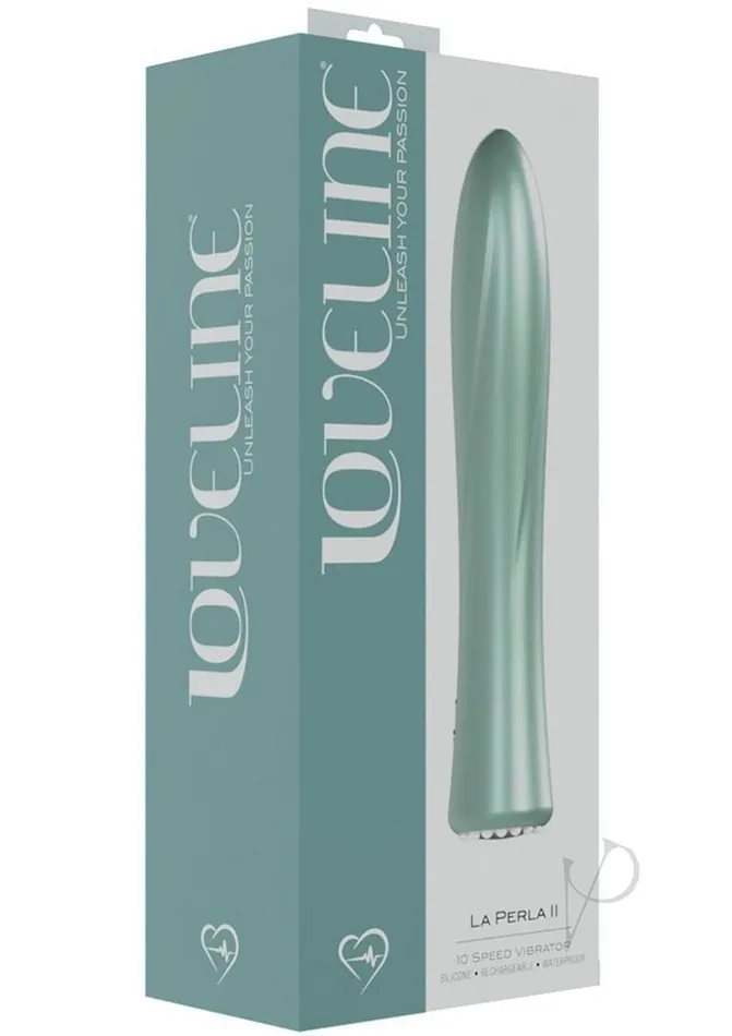 Female Sex Toys Loveline LoveLine La Peria II Rechargeable 10 Speed Vibrator Green Female Sex Toys Loveline LoveLine La Peria II Rechargeable 10 Speed Vibrator Green
