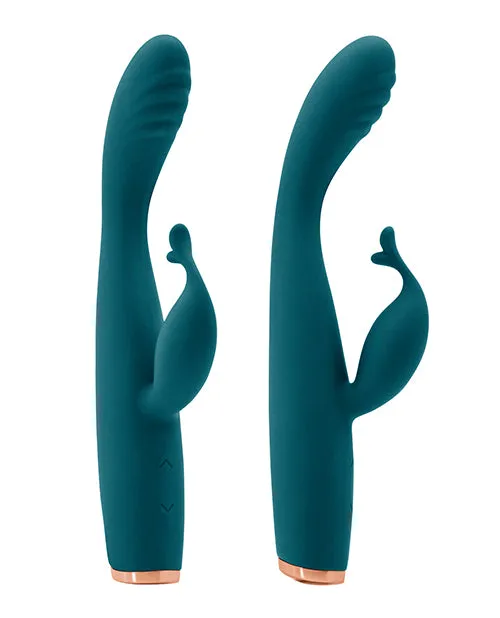 Female Sex Toys Luxe Luxe Skye Silicone Rechargeable Slim Rabbit Vibrator Teal Female Sex Toys Luxe Luxe Skye Silicone Rechargeable Slim Rabbit Vibrator Teal