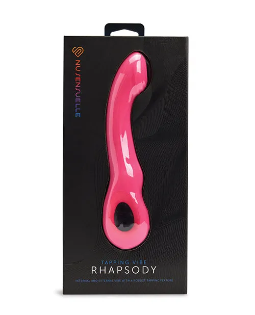 Female Sex Toys Nu Sensuelle Rhapsody Rechargeable Silicone Single Tapping Vibrator with Clitoral Stimulation Deep Pink Nu Sensuelle Female Sex Toys Nu Sensuelle Rhapsody Rechargeable Silicone Single Tapping Vibrator with Clitoral Stimulation Deep Pink Nu Sensuelle