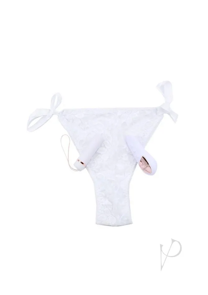 Female Sex Toys Nu Sensuelle Sensuelle Limited Edition Pleasure Panty Vibe with Remote Control White