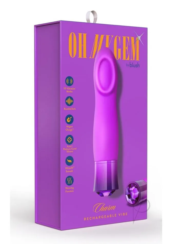 Female Sex Toys Oh My Gem Oh My Gem Charm Rechargeable Silicone Vibrator Amethyst Purple Female Sex Toys Oh My Gem Oh My Gem Charm Rechargeable Silicone Vibrator Amethyst Purple