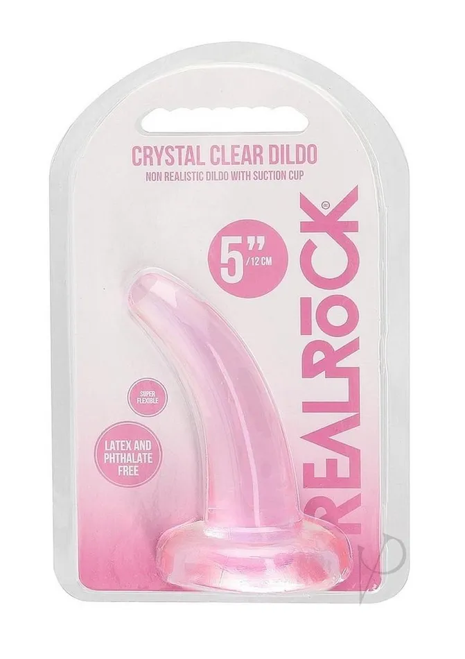 Female Sex Toys RealRock Crystal Clear Non Realistic Dildo with Suction Cup 47in Pink Real Rock Female Sex Toys RealRock Crystal Clear Non Realistic Dildo with Suction Cup 47in Pink Real Rock