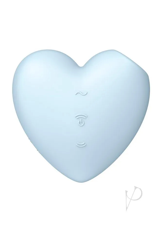 Female Sex Toys Satisfyer Satisfyer Cutie Heart Rechargeable Silicone Clitoral Stimulator Blue Female Sex Toys Satisfyer Satisfyer Cutie Heart Rechargeable Silicone Clitoral Stimulator Blue