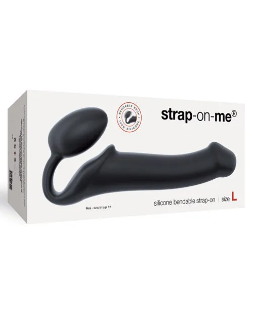 Female Sex Toys Strap On Me Strap On Me Silicone Bendable Strapless Strap On Large Black