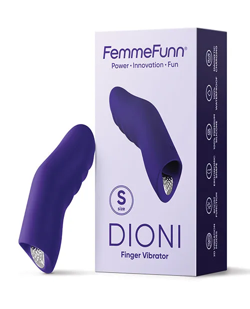 Femme Funn Femme Funn Dioni Wearable Finger Vibe Small Dark Purple Vibrators