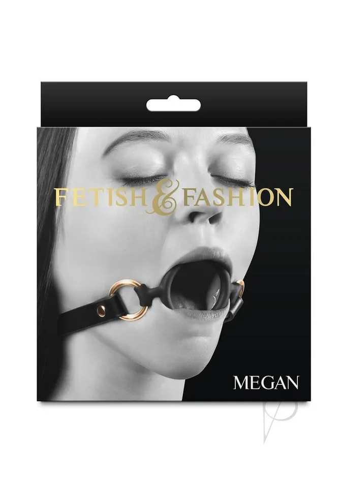 Fetish And Fashion Anal Fetish and Fashion Megan Silicone Ball Gag Black