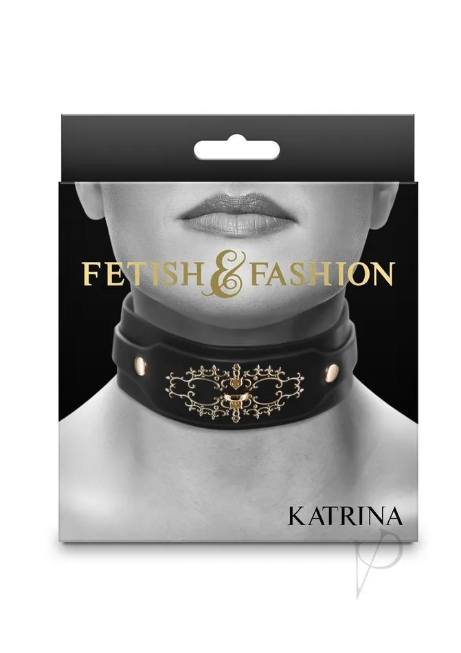 Fetish and Fashion Katrina Collar BlackGold Fetish And Fashion Anal