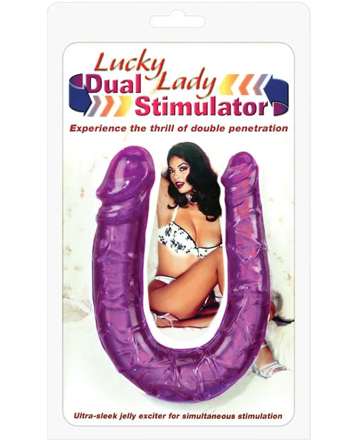 Fetish Fantasy Series Female Sex Toys Fetish Fantasy Series Lucky Lady Dual Stimulator Dildo 12in Purple Fetish Fantasy Series Female Sex Toys Fetish Fantasy Series Lucky Lady Dual Stimulator Dildo 12in Purple