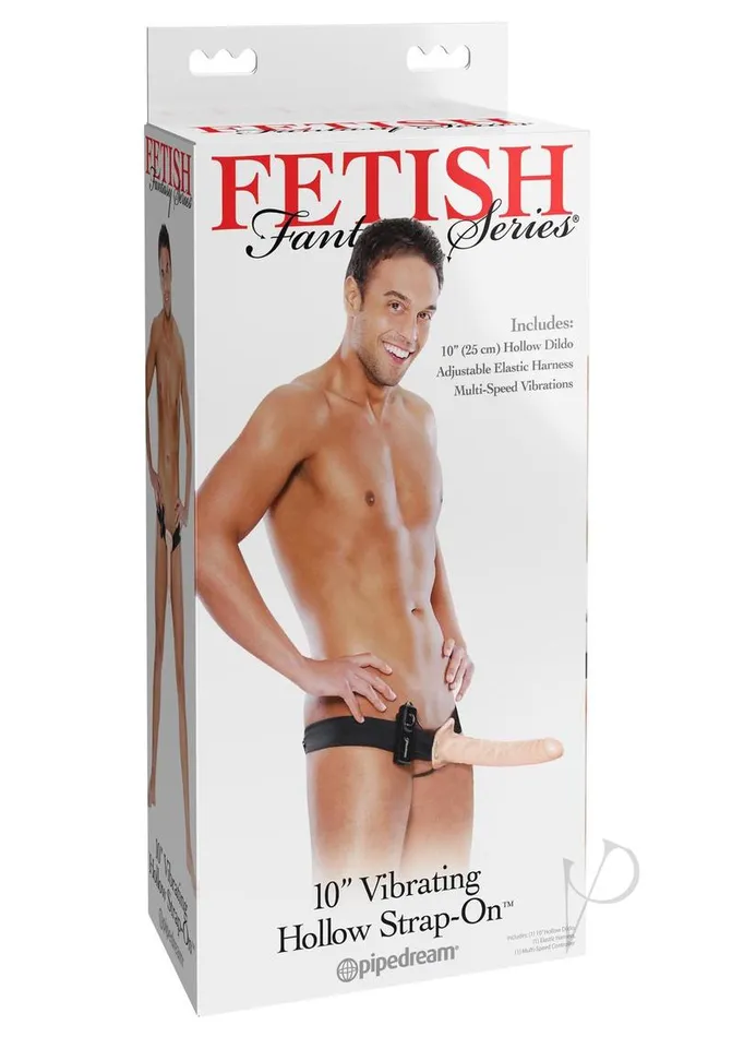 Fetish Fantasy Series Female Sex Toys Fetish Fantasy Series Vibrating Hollow StrapOn 10in Vanilla Fetish Fantasy Series Female Sex Toys Fetish Fantasy Series Vibrating Hollow StrapOn 10in Vanilla