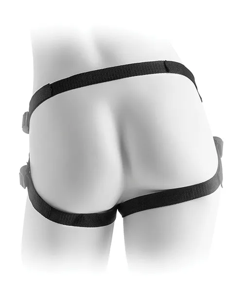 Fetish Fantasy Series Fetish Fantasy Series Vibrating Plush Adjustable Harness Black Female Sex Toys