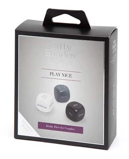 Fifty Shades of Grey Play Nice Kinky Dice for Couples Fifty Shades Of Grey Vibrators