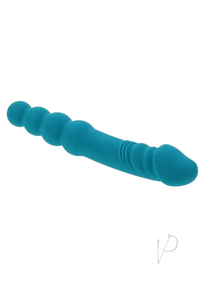 Flip Flop Rechargeable Silicone Dual End Vibrator Blue Evolved Female Sex Toys Flip Flop Rechargeable Silicone Dual End Vibrator Blue Evolved Female Sex Toys