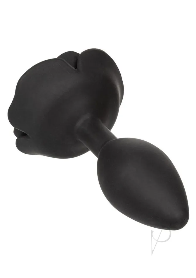 Forbidden Forbidden Rose Silicone Anal Plug Large Black Male Sex Toys