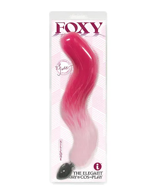 Foxy Foxy Silicone Fox Tail Butt Plug Pink Anal Foxy Foxy Silicone Fox Tail Butt Plug Pink Anal