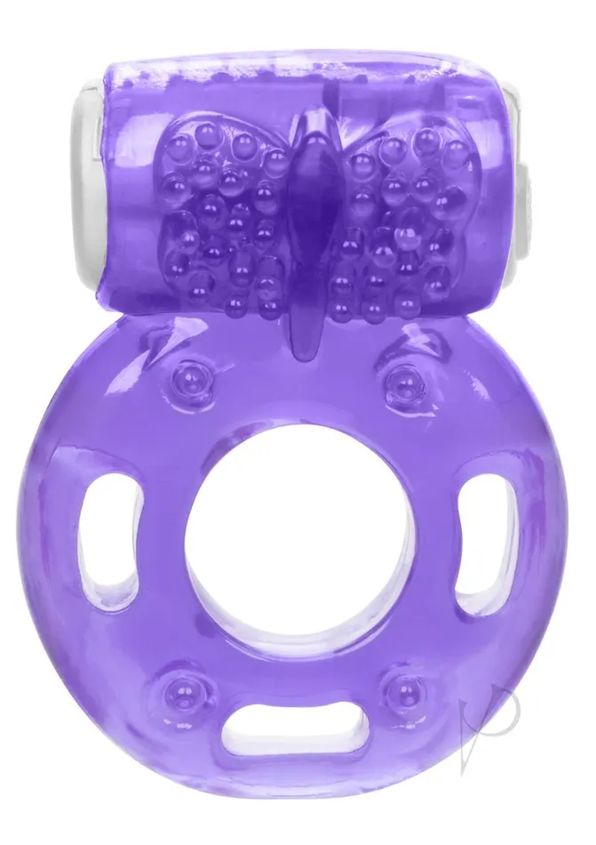 Fun Packs Couples Foil Pack Vibrating Cock Ring Purple Fun Packs Couples Foil Pack Vibrating Cock Ring Purple