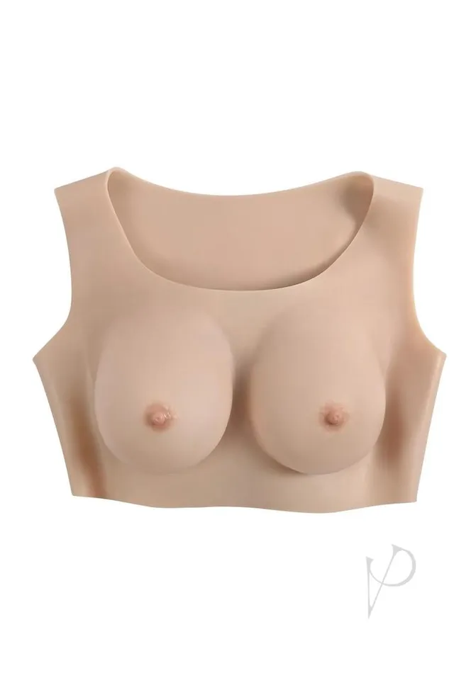 Gender X Dildos Gender X Breast Plate Silicone C Cup Vanilla