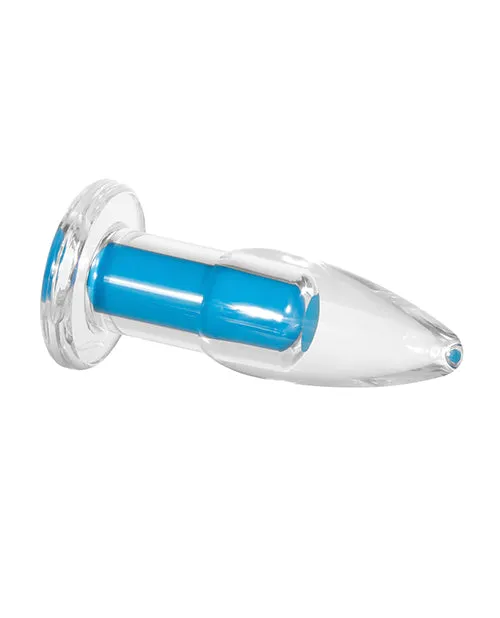 Gender X Female Sex Toys Gender X Electric Blue Silicone Rechargeable Vibrator with Remote Control Clear Blue