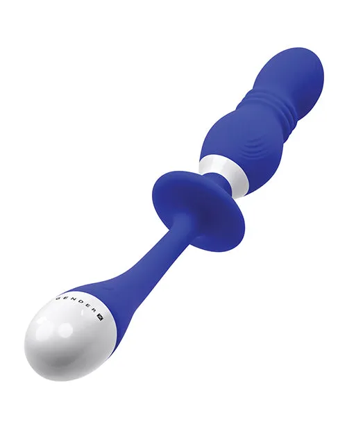 Gender X Play Ball Rechargeable Silicone Thrusting Probe Blue Gender X Anal