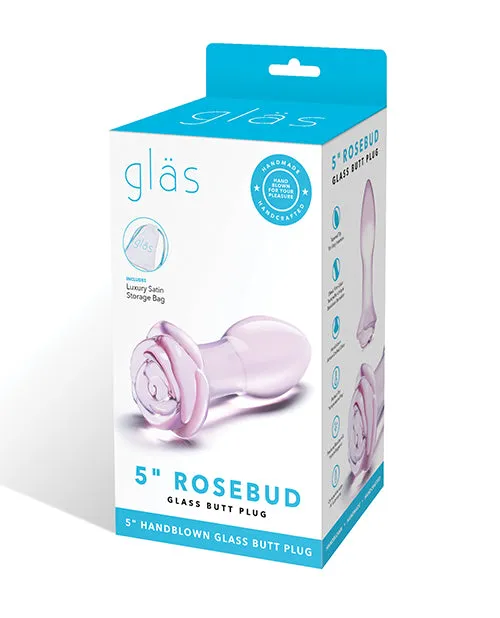 Glas Blossom Ring Glass Anal Plug Pink Glas Anal Glas Blossom Ring Glass Anal Plug Pink Glas Anal