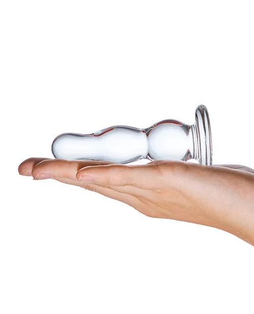 Glas Glas 4 Butt Plug Clear Anal Glas Glas 4 Butt Plug Clear Anal