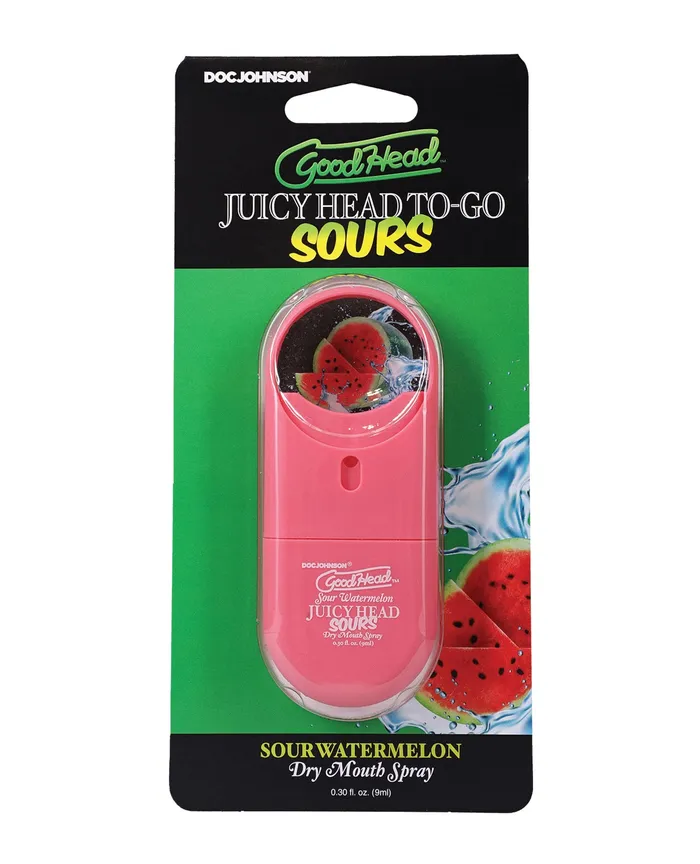Good Head GoodHead Juicy Head Dry Mouth Spray ToGo 30 oz Sour Watermelon Male Sex Toys Good Head GoodHead Juicy Head Dry Mouth Spray ToGo 30 oz Sour Watermelon Male Sex Toys