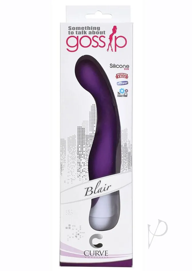 Gossip Gossip Blair 7 Speed Silicone GSpot Vibrator Purple Vibrators