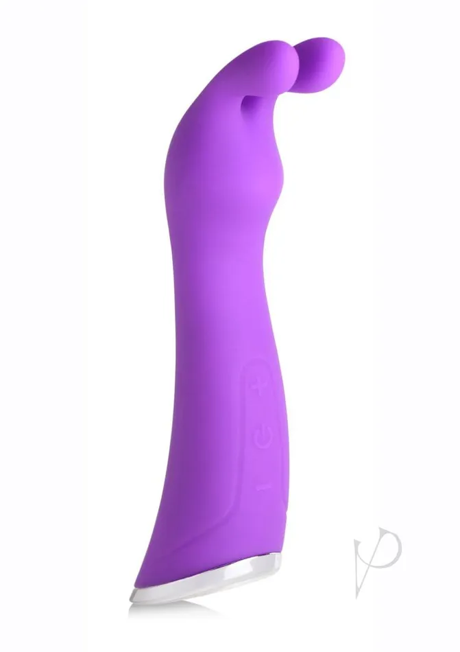 Gossip Vibrators Gossip Zippy 28x Rechargeable Silicone Rabbit Vibrator Purple