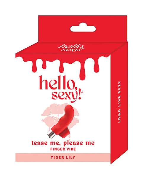 Hello Sexy Tease Me Please Me Tiger Lily Hello Sexy Vibrators