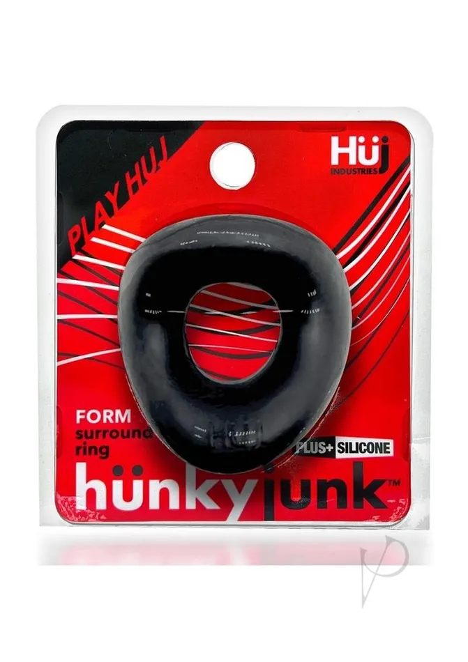 Hunkyjunk Male Sex Toys Hunkyjunk Form Surround Cock Ring Tar Ice